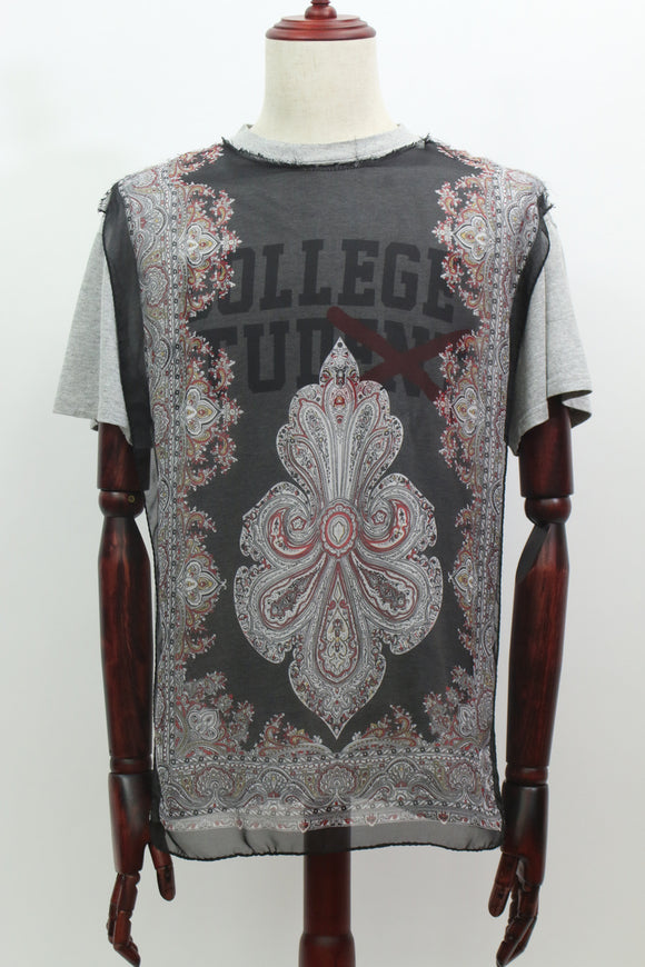 リメイクTシャツ(グレー)