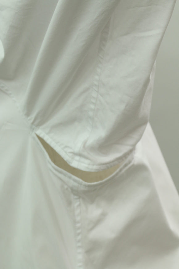 ロングシャツコート(ホワイト)