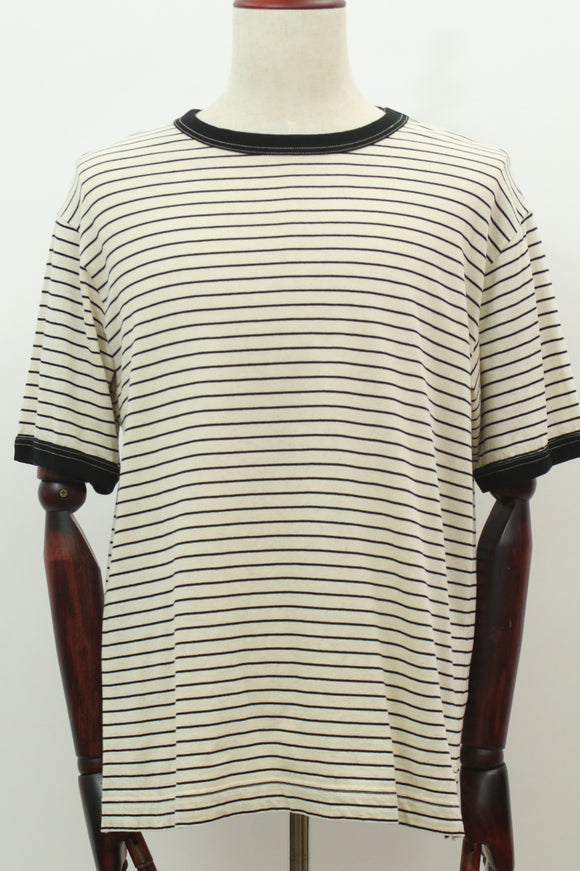 ボーダー半袖Tシャツ(ベージュ)