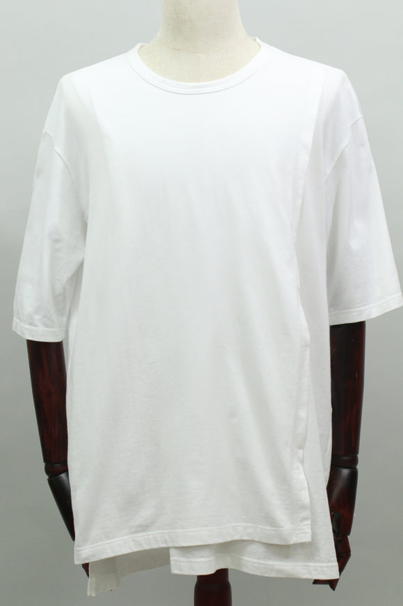 ハーフレイヤードTシャツ(ホワイト)
