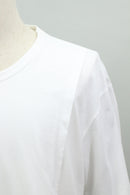 ハーフレイヤードTシャツ(ホワイト)