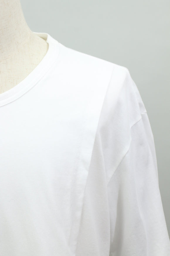 ハーフレイヤードTシャツ(ホワイト)