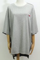 前後バイカラーTシャツ(グレー)