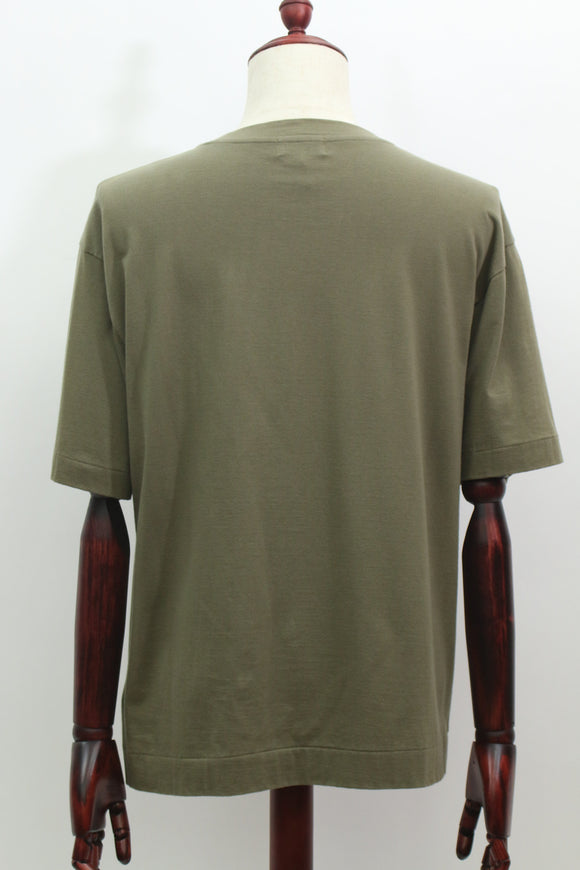 コットンTシャツ(カーキ)