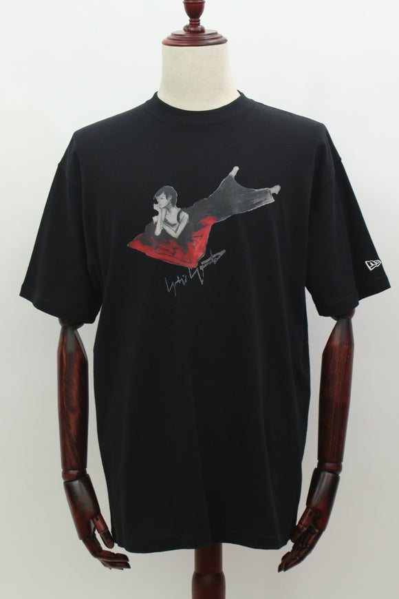 ニューエラロゴプリントTシャツ(ブラック)