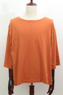 五分袖Tシャツ(オレンジ)
