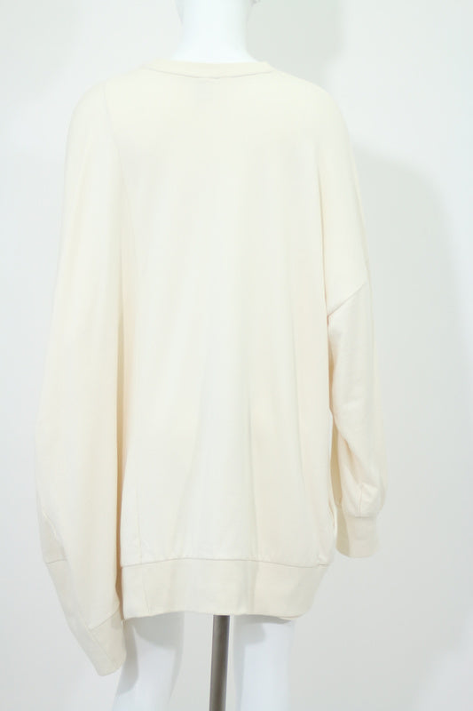 アシンメトリービックロングTシャツ(ホワイト)