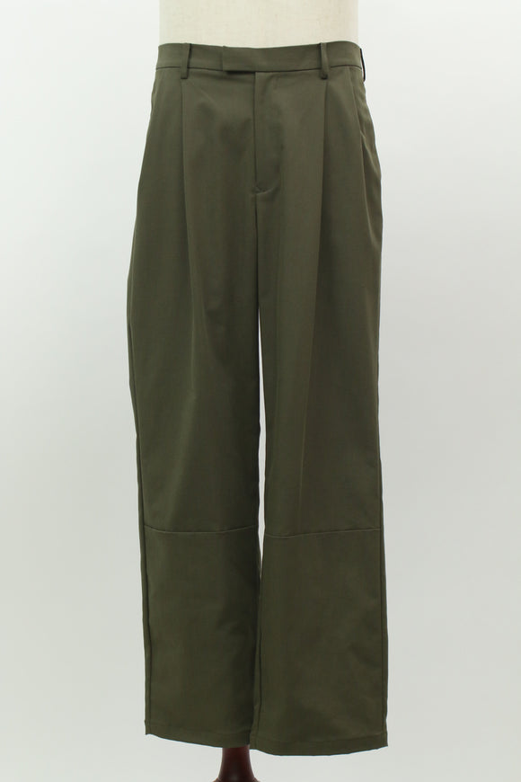 ワンタックチノパンツ(カーキ) - 1_d27eaded-1a2e-4397-a254-e5cf5ba7483b