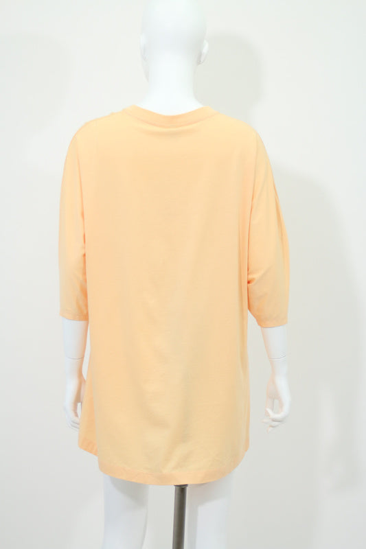 VネックTシャツ(オレンジ)