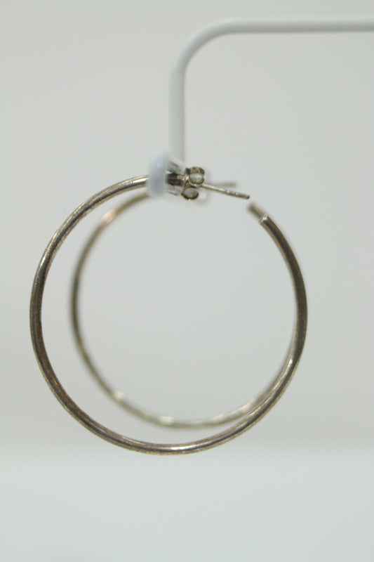 シルバーフープピアス(シルバー)