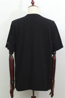 袖ロゴTシャツ(ブラック)