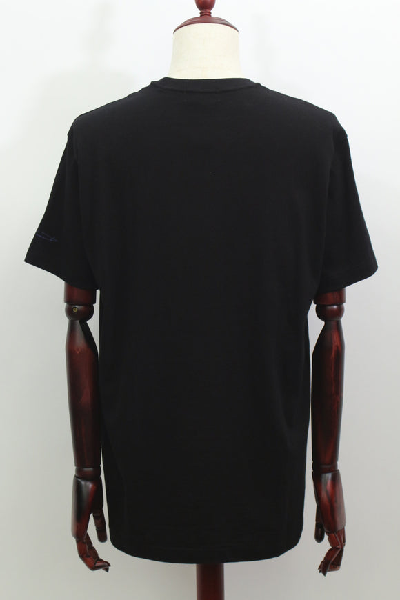 袖ロゴTシャツ(ブラック)