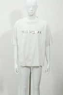 メタリックロゴ半袖Tシャツ(ホワイト)-1