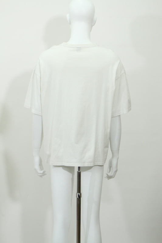 メタリックロゴ半袖Tシャツ(ホワイト)