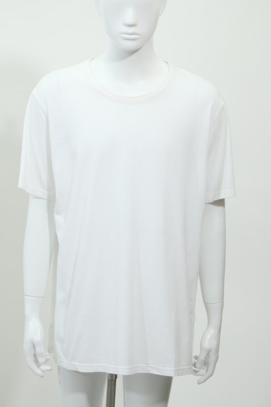 バックロゴプリント半袖Tシャツ(ホワイト)