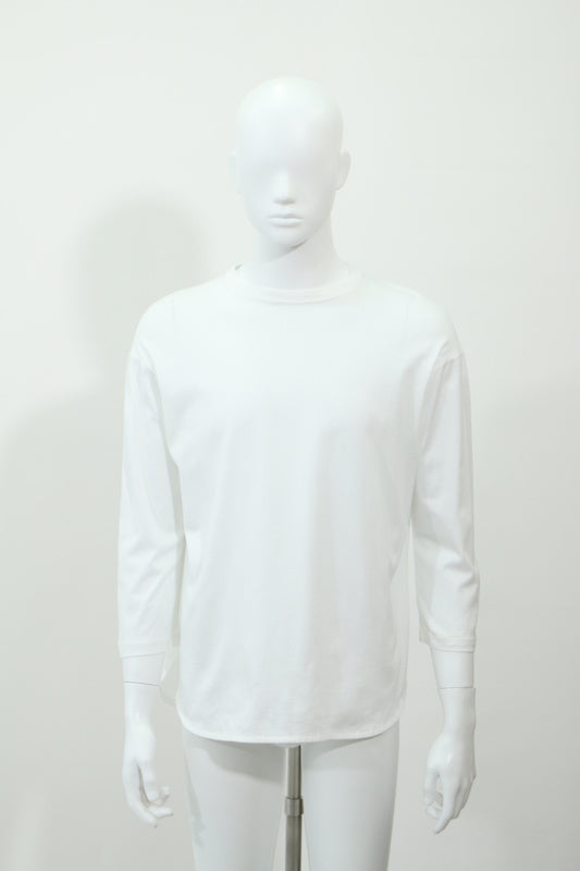 7分袖Tシャツ(ホワイト)