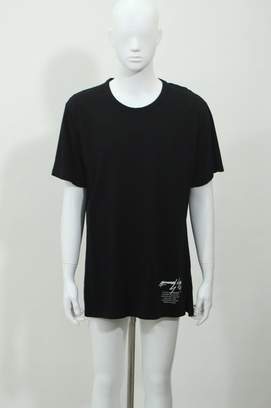 ロゴプリント半袖Tシャツ(ブラック)
