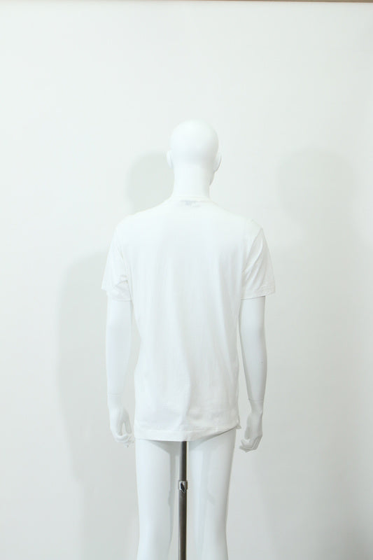 フリル付き半袖Tシャツ(ホワイト)
